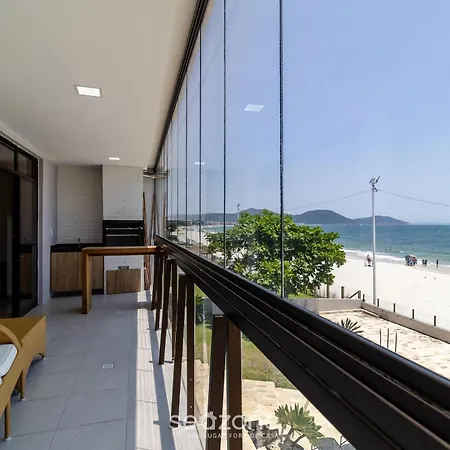 Apto Lindo Beira-Mar E Com Churrasqueira Rig0102 Florianopolis Exterior photo