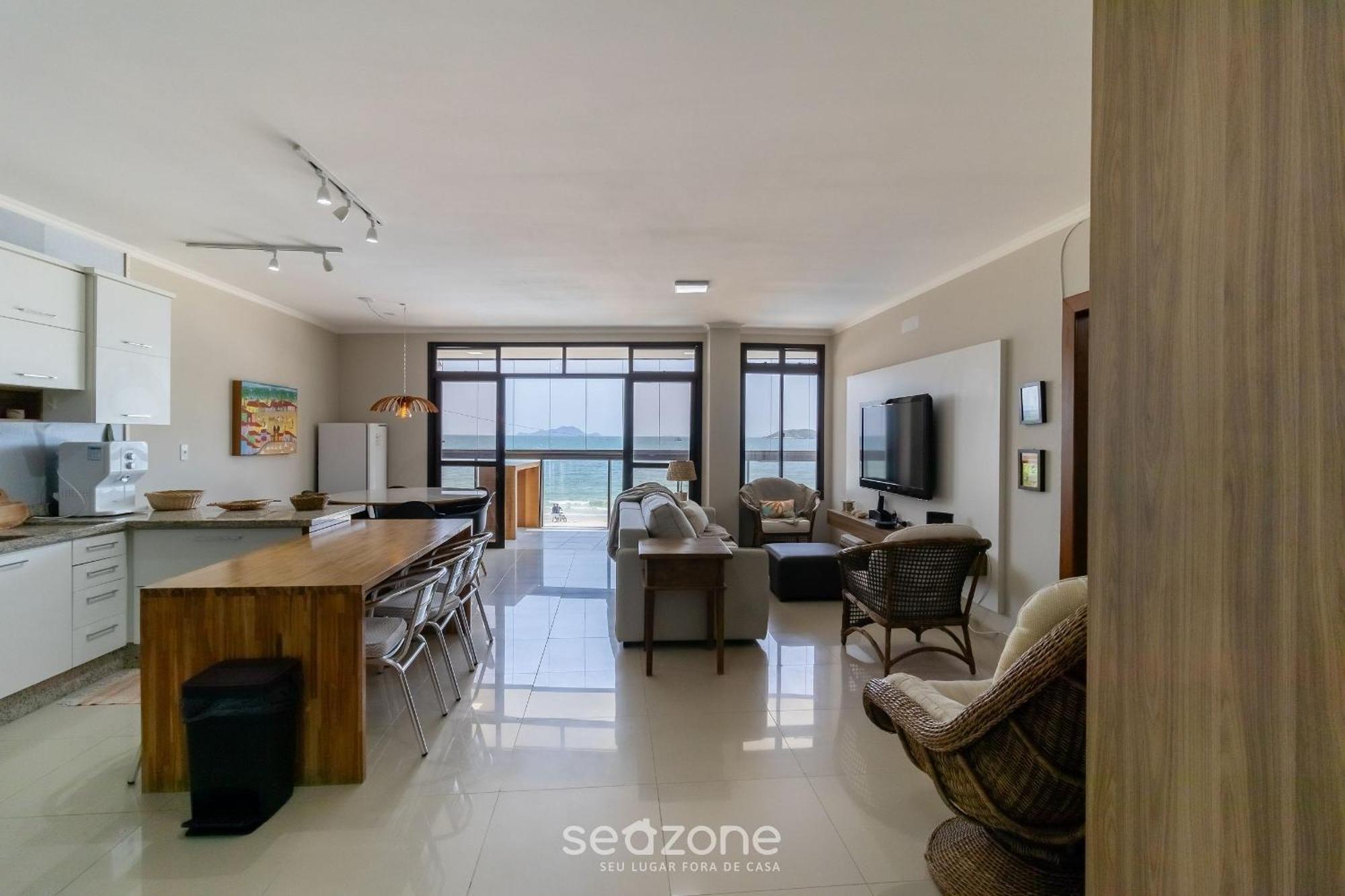 Apto Lindo Beira-mar E Com Churrasqueira Rig0102 Apartamento *