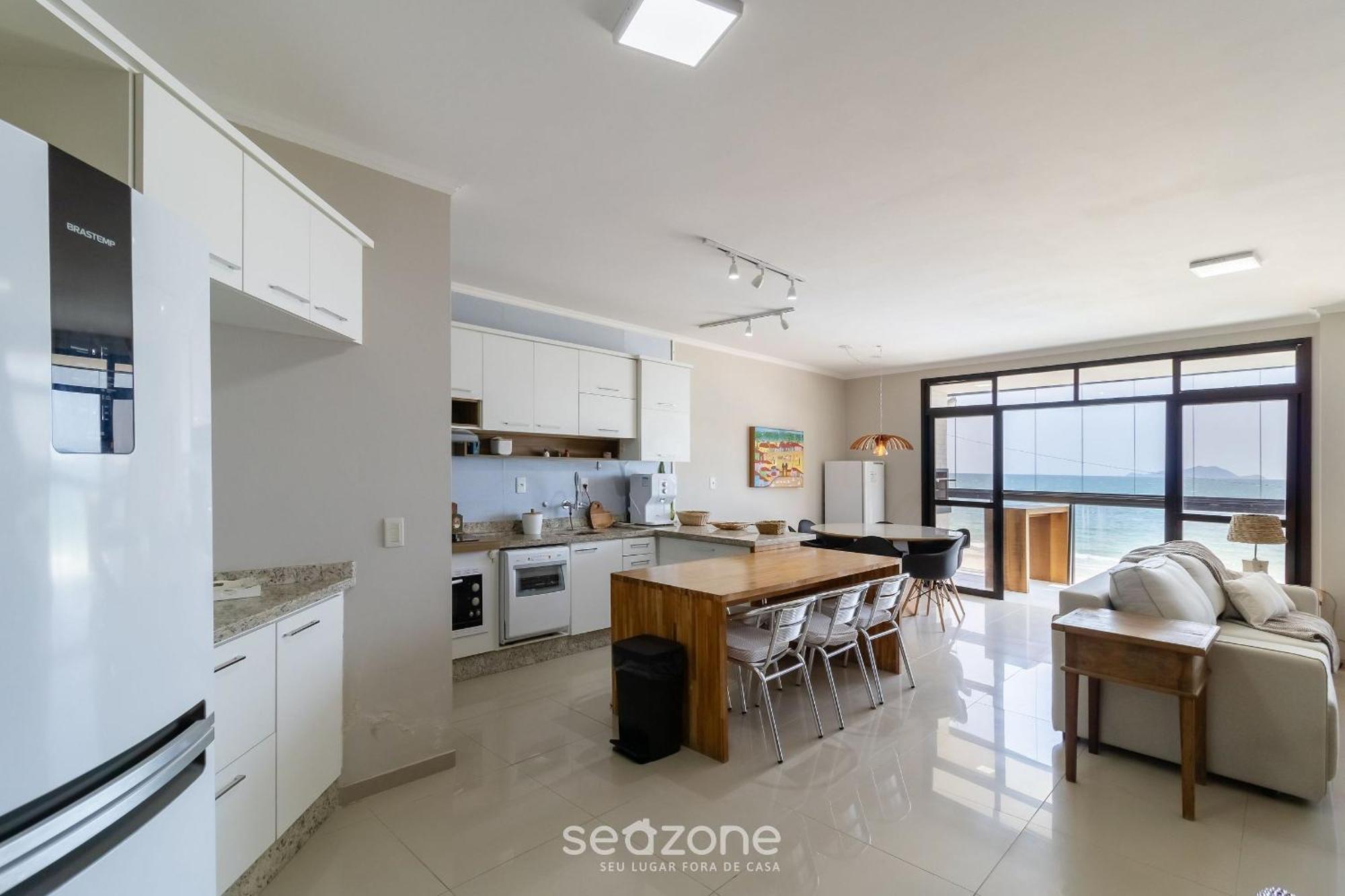 Apto Lindo Beira-mar E Com Churrasqueira Rig0102 Apartamento *